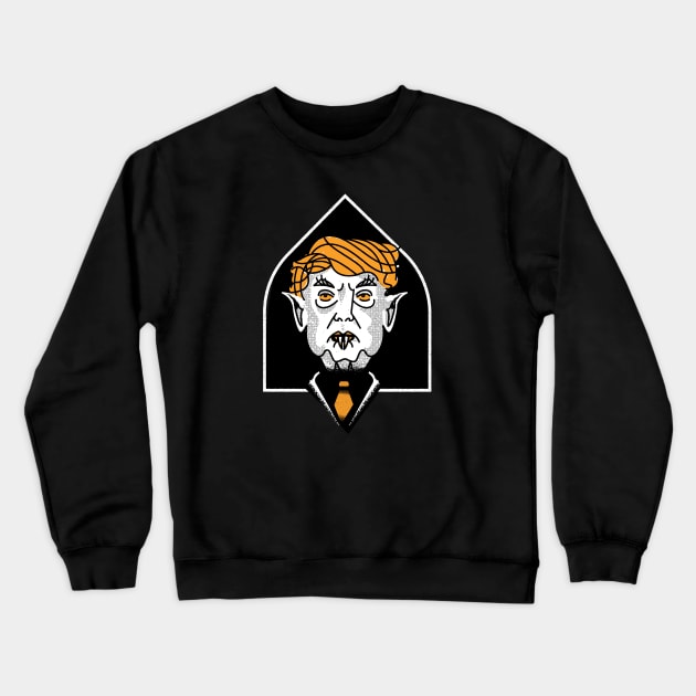 Trumpferatu Crewneck Sweatshirt by evilgoods